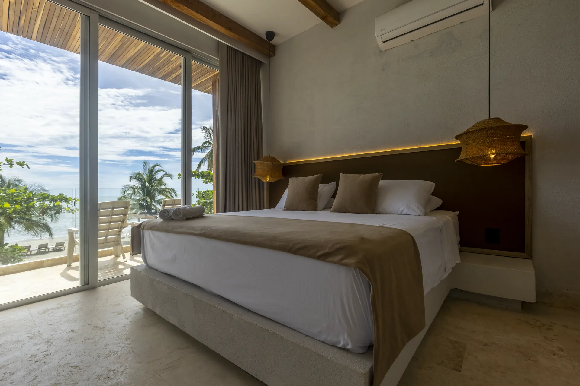 Habitación con vista al mar